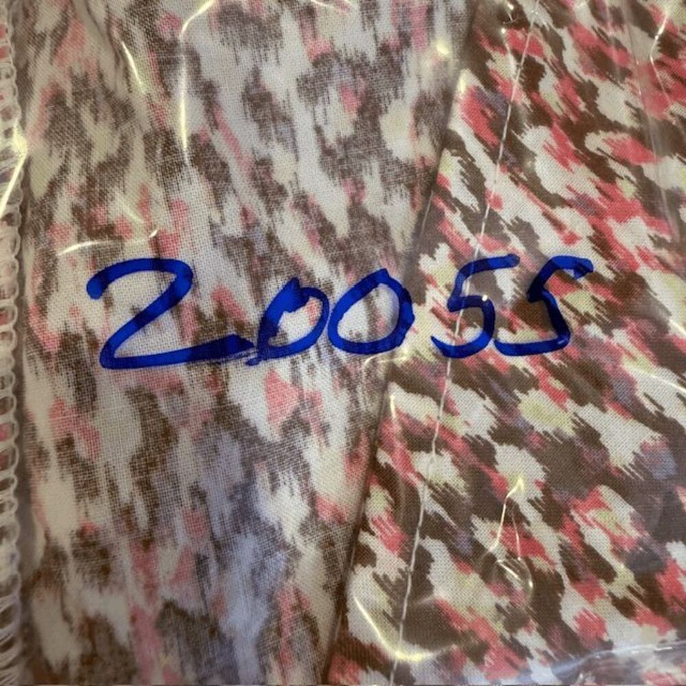 Universal Thread Pink Brown Print Elbow Puff Sleeve Ruched Mini Dress Size 6 - Picture 13 of 13